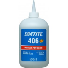 Клей моментального отверждения для эластомеров и резины LOCTITE 406, 500 гр